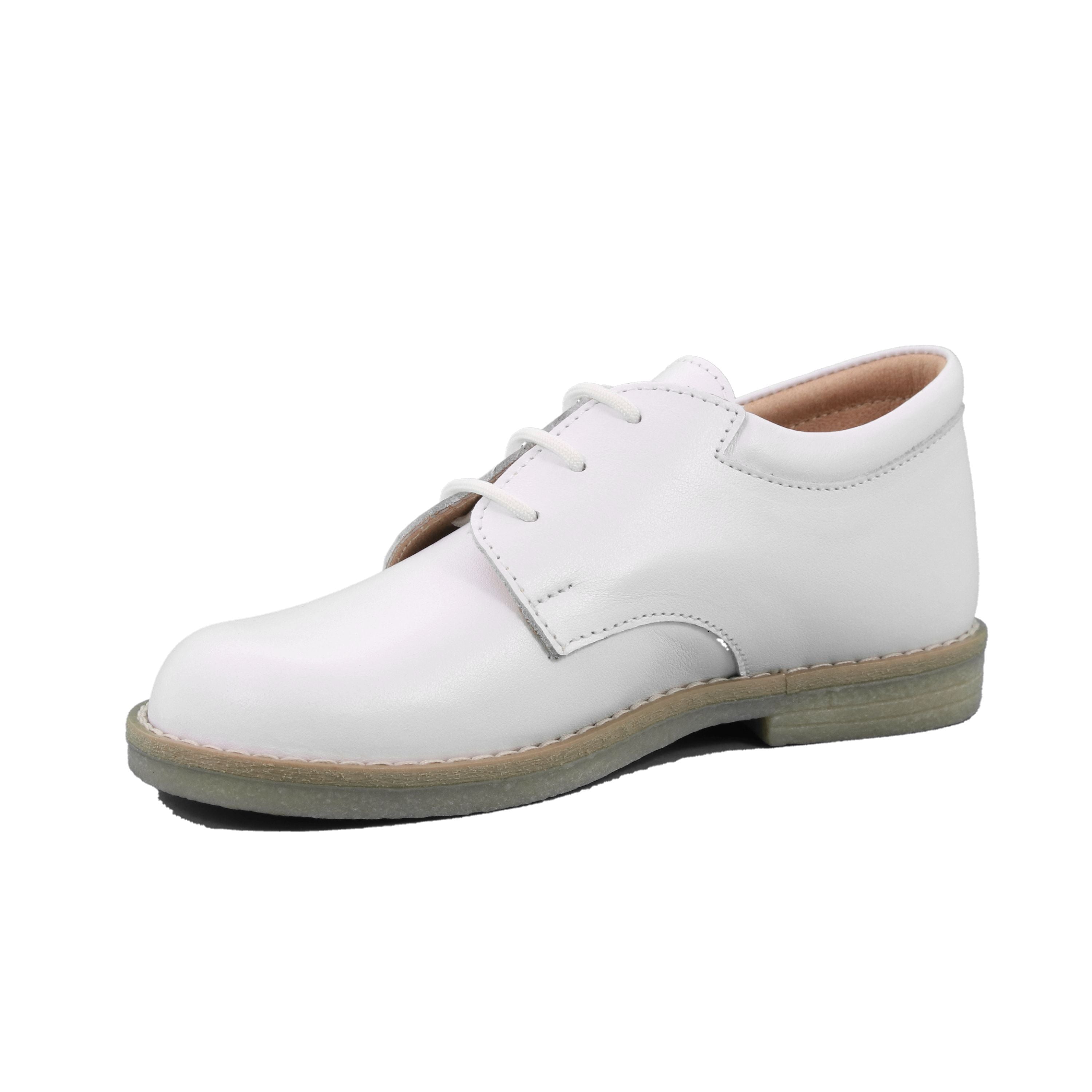 SCARPA ALLACCIATA MASCHIO BIANCO