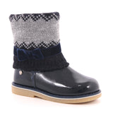STIVALE FEMMINA BLU VERNICE