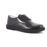 SCARPA ALLACCIATA VERNICE NERO