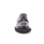SCARPA ALLACCIATA VERNICE NERO