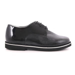 SCARPA ALLACCIATA VERNICE NERO
