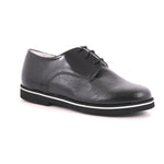 SCARPA ALLACCIATA VERNICE NERO