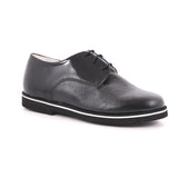 SCARPA ALLACCIATA VERNICE NERO