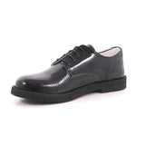 SCARPA ALLACCIATA VERNICE NERO