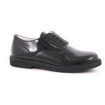 SCARPA ALLACCIATA VERNICE NERO