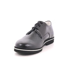 SCARPA ALLACCIATA VERNICE NERO