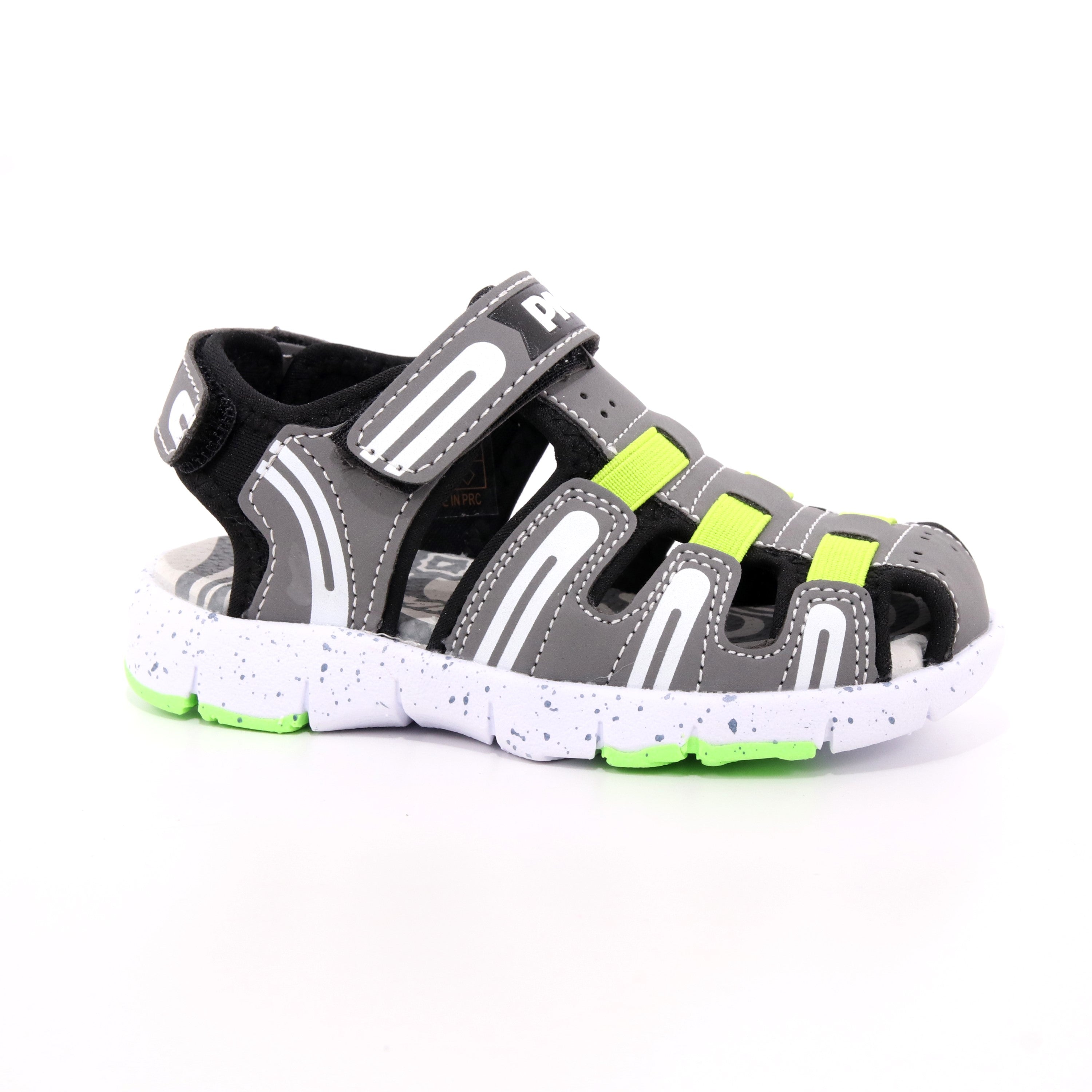 PSO P&G SAND SPORT NABUK PU/RETE GRIGIO/NERO-VER