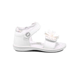 SANDALO VELCRO FEMMINA BIANCO