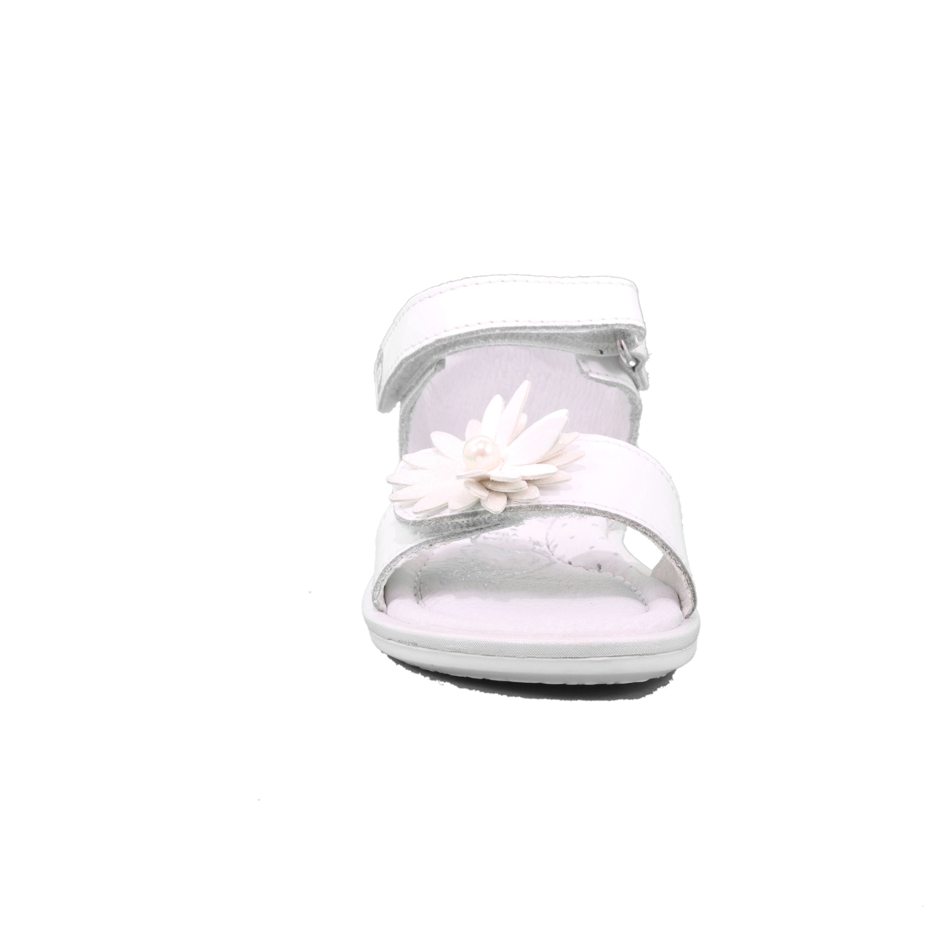SANDALO VELCRO FEMMINA BIANCO