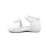SANDALO VELCRO FEMMINA BIANCO