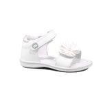 SANDALO VELCRO FEMMINA BIANCO