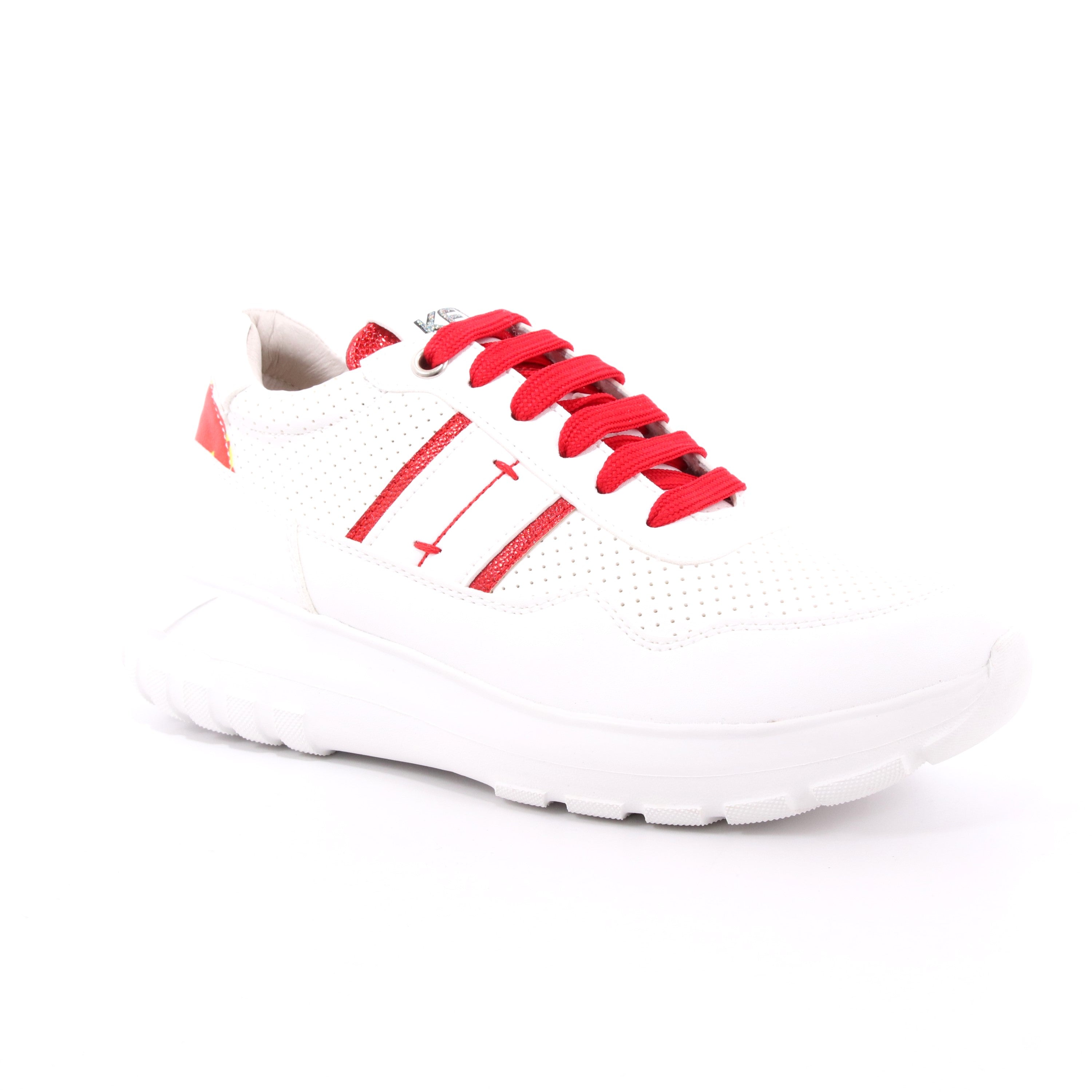 WHITE/RED