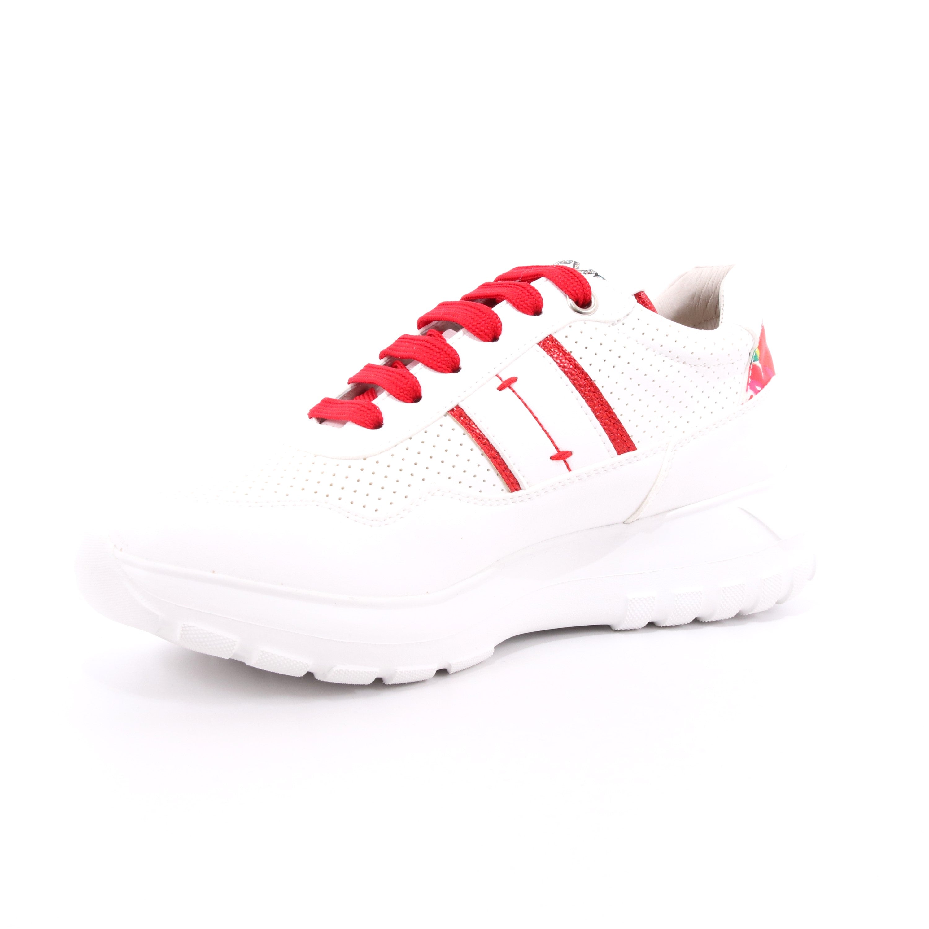 WHITE/RED