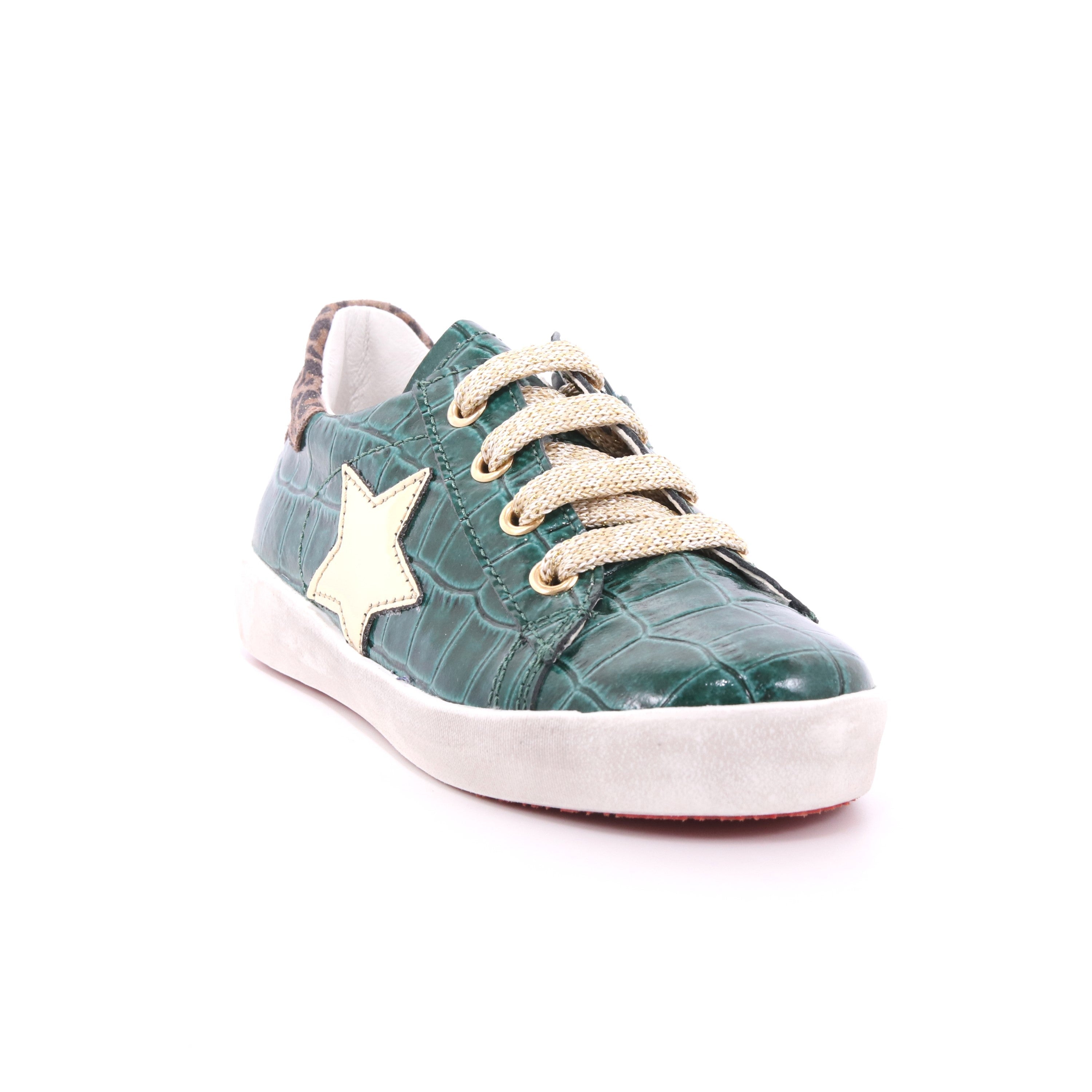NATURINO ANNIE ZIP VERDONE-PLATINO