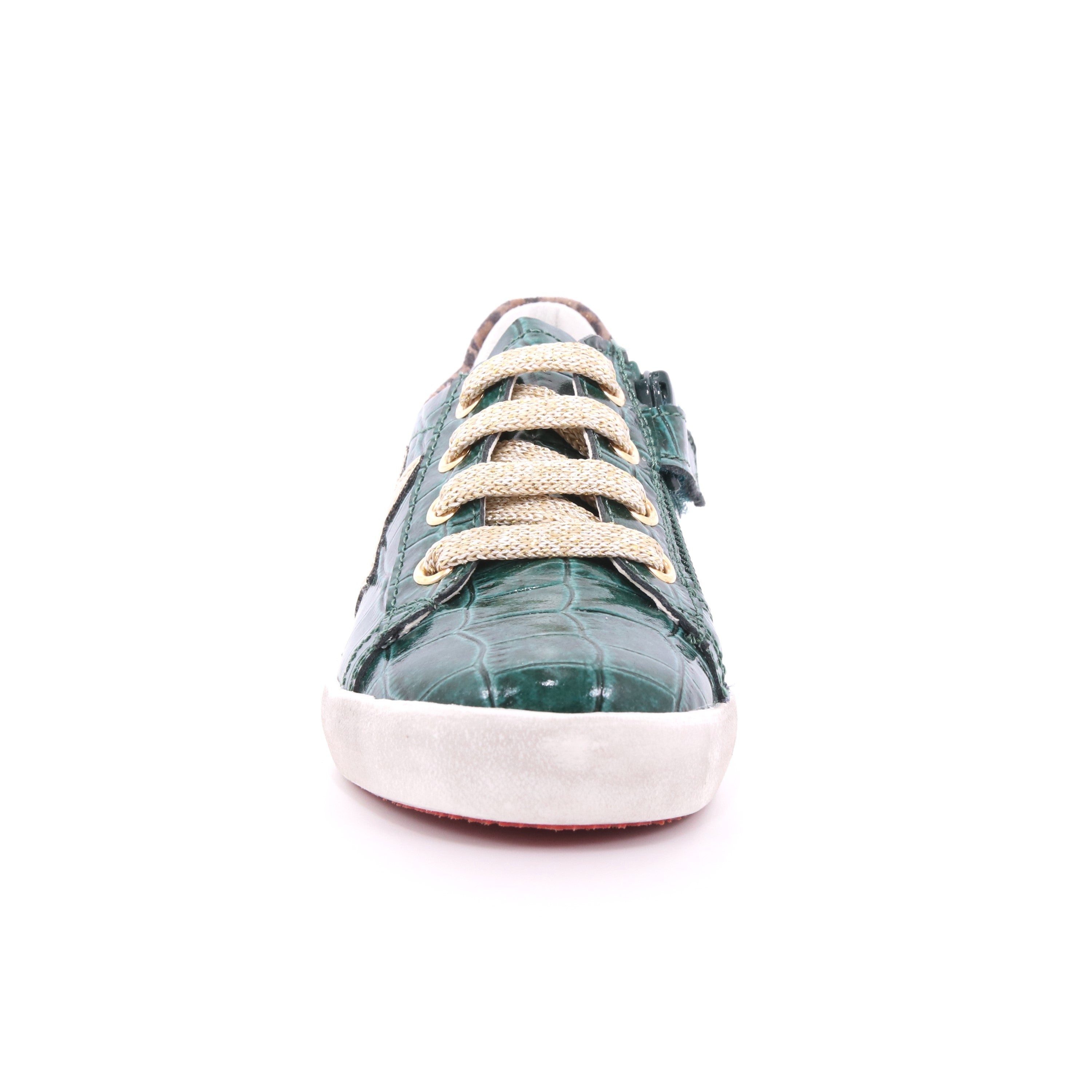NATURINO ANNIE ZIP VERDONE-PLATINO