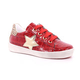 NATURINO ANNIE ZIP ROSSO-PLATINO