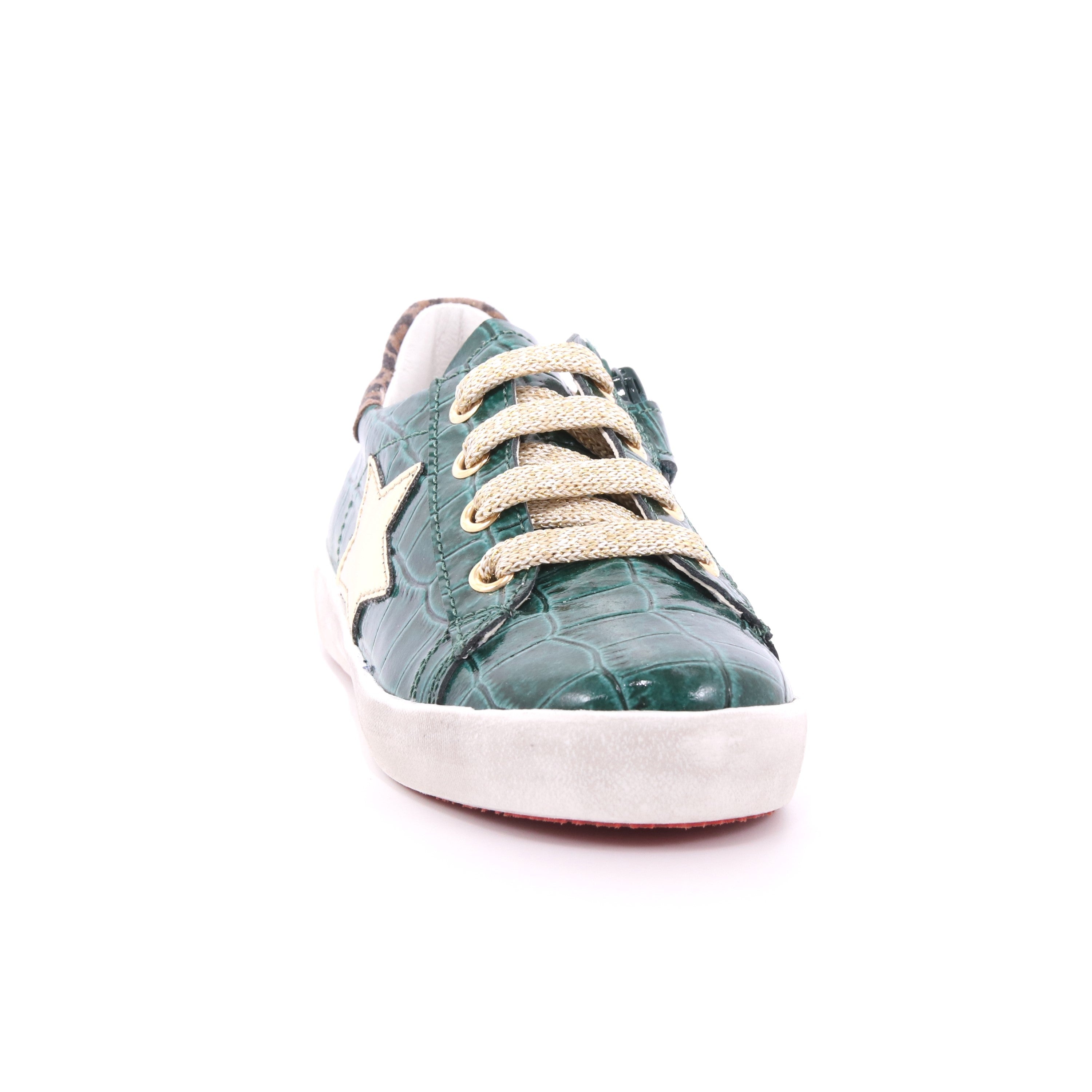 NATURINO ANNIE ZIP VERDONE-PLATINO
