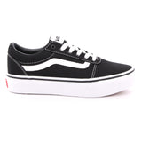MY WARD PLATFORM CANVAS BLACK/WHITE