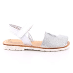 SANDALO SINT. GLITTER ARGENTO
