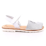 SANDALO SINT. GLITTER ARGENTO