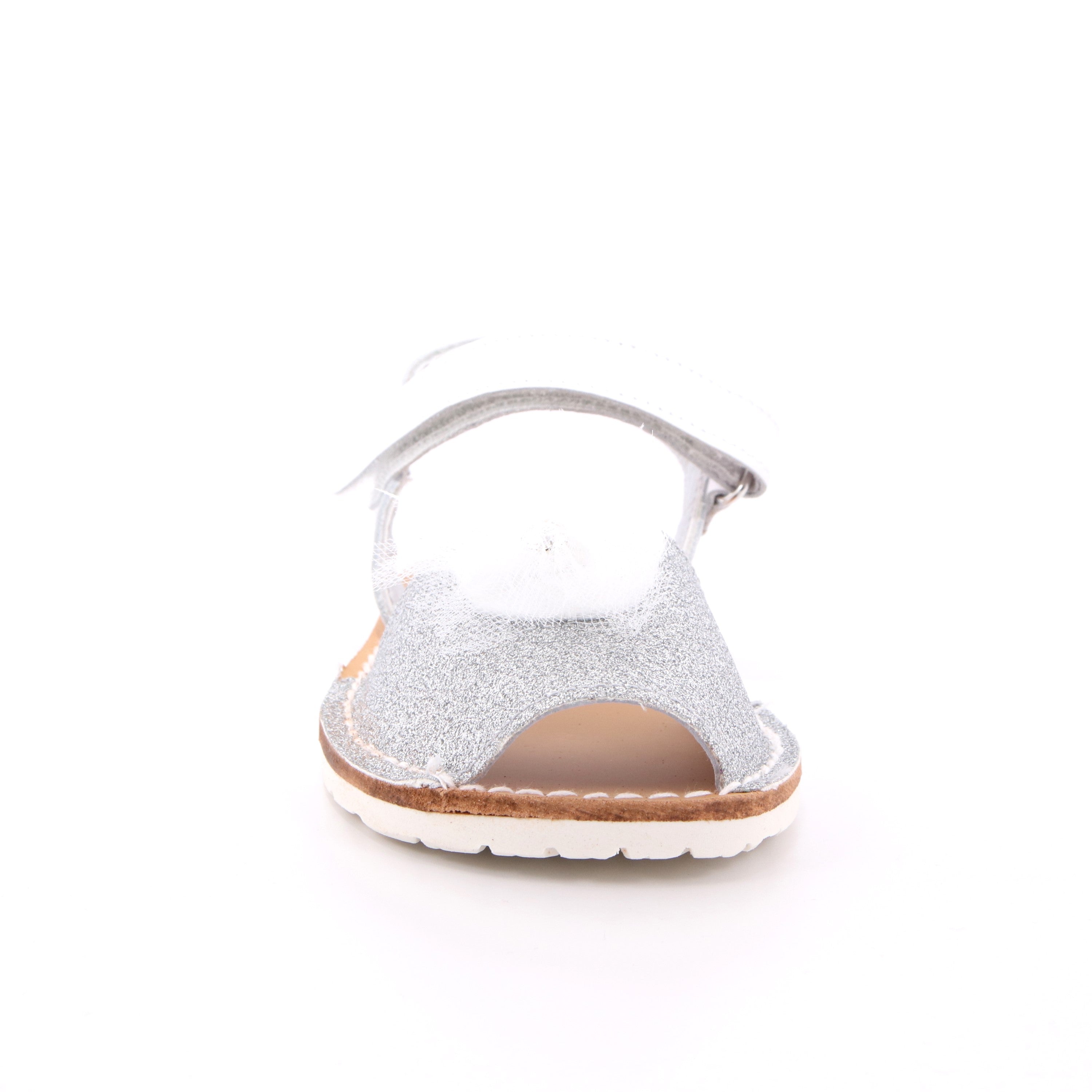 SANDALO SINT. GLITTER ARGENTO