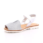 SANDALO SINT. GLITTER ARGENTO