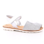SANDALO SINT. GLITTER ARGENTO