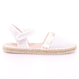 052 BIANCO SCARPE CON TALLONE JUTA