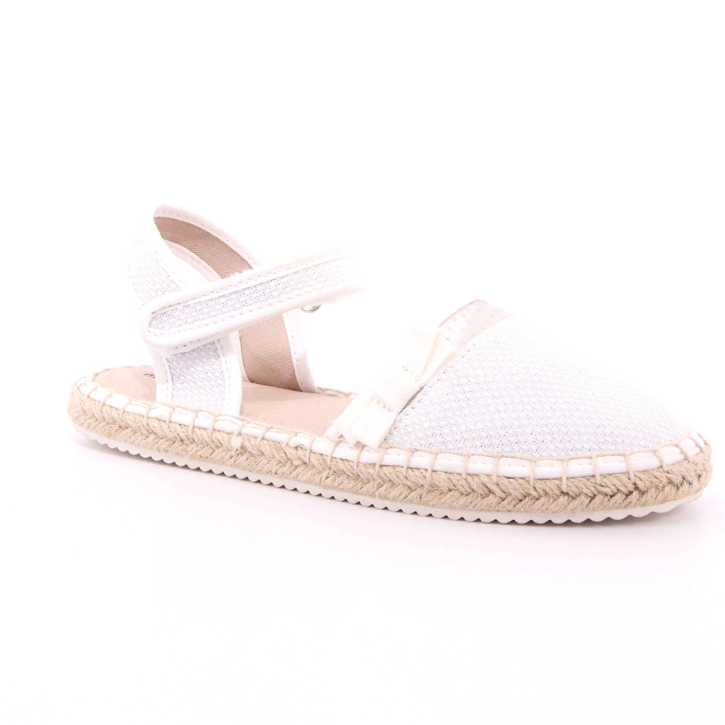 052 BIANCO SCARPE CON TALLONE JUTA