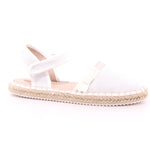 052 BIANCO SCARPE CON TALLONE JUTA