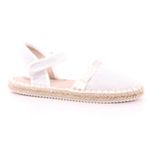 052 BIANCO SCARPE CON TALLONE JUTA