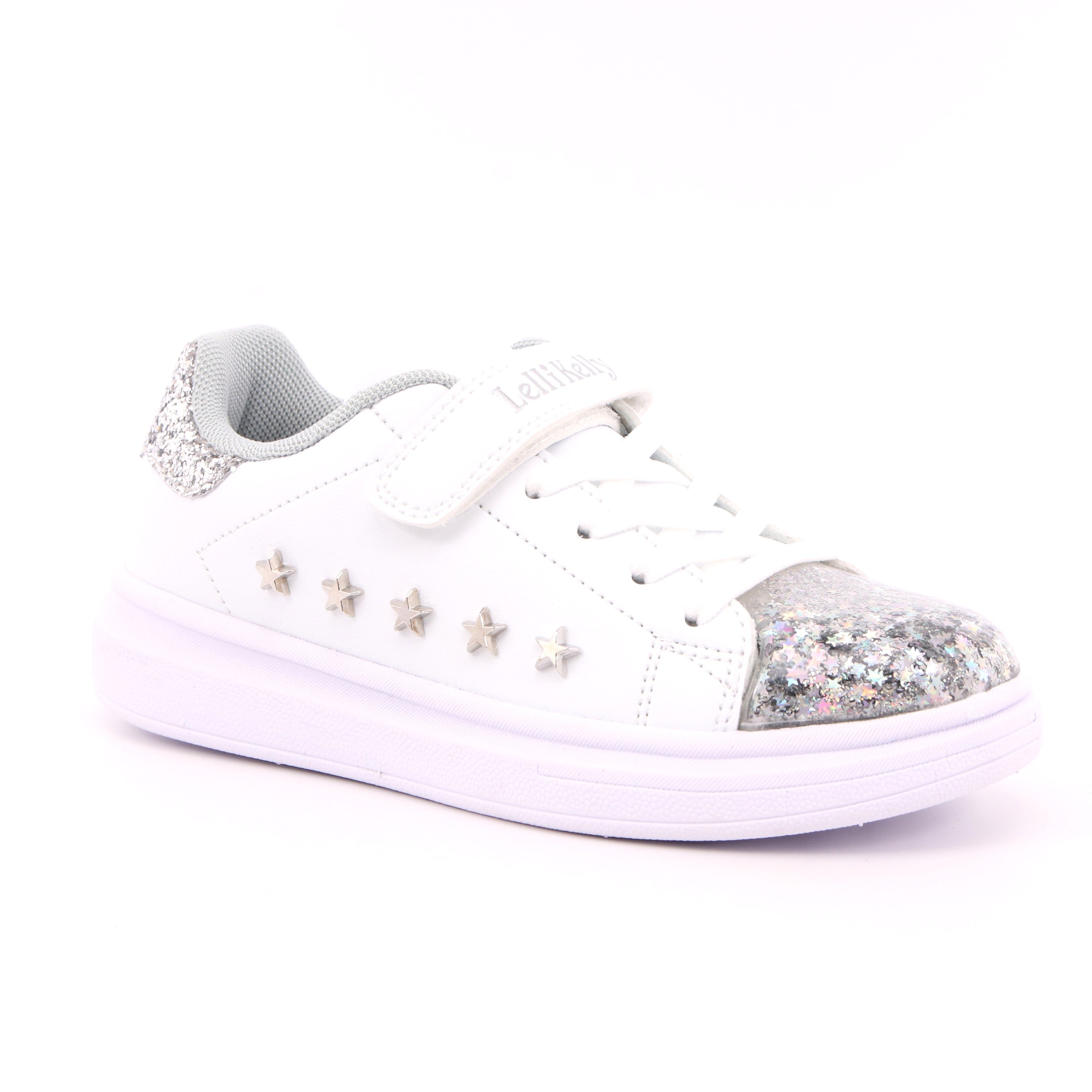 SCARPA LELLI KELLY HELEN BIANCO/ARGENTO