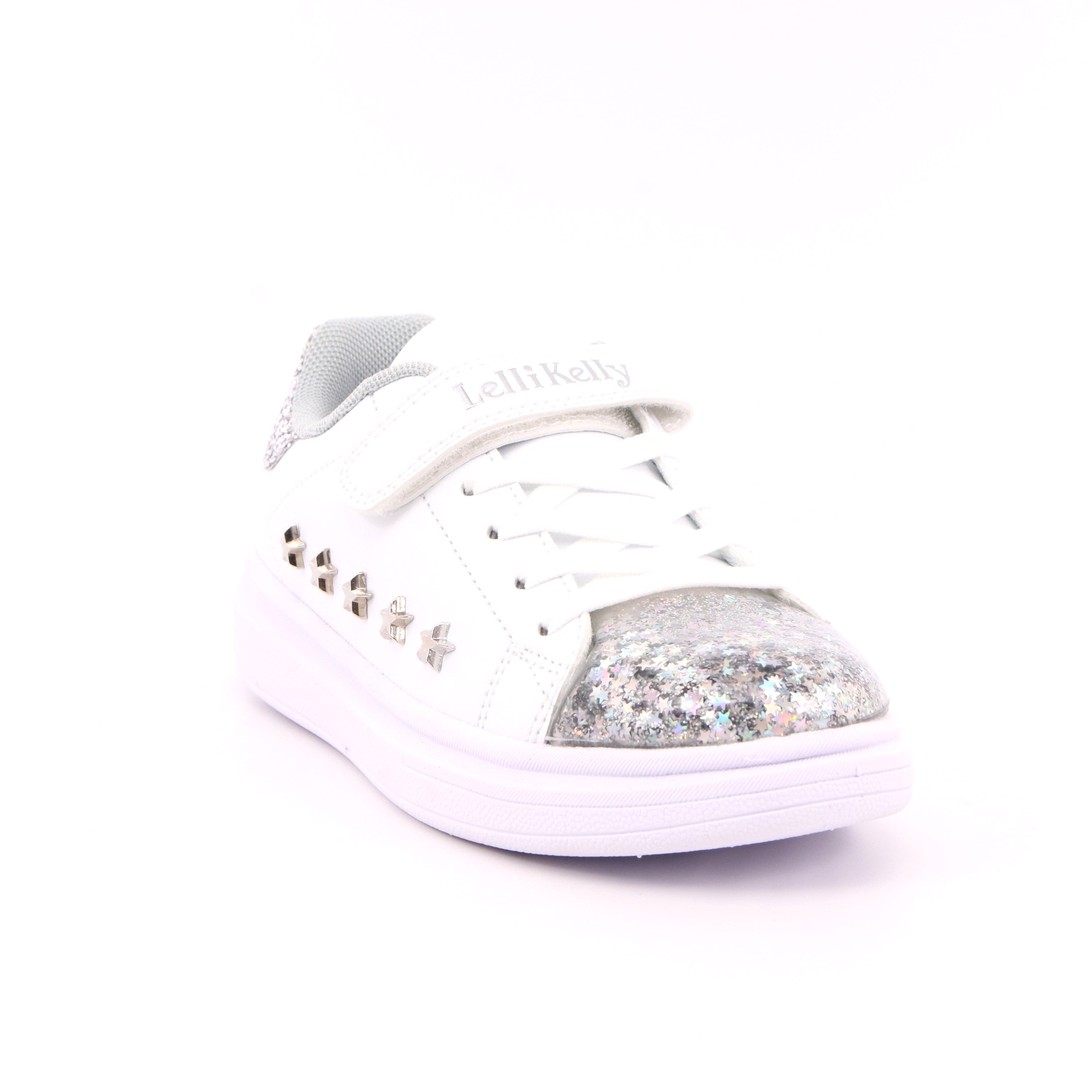 SCARPA LELLI KELLY HELEN BIANCO/ARGENTO