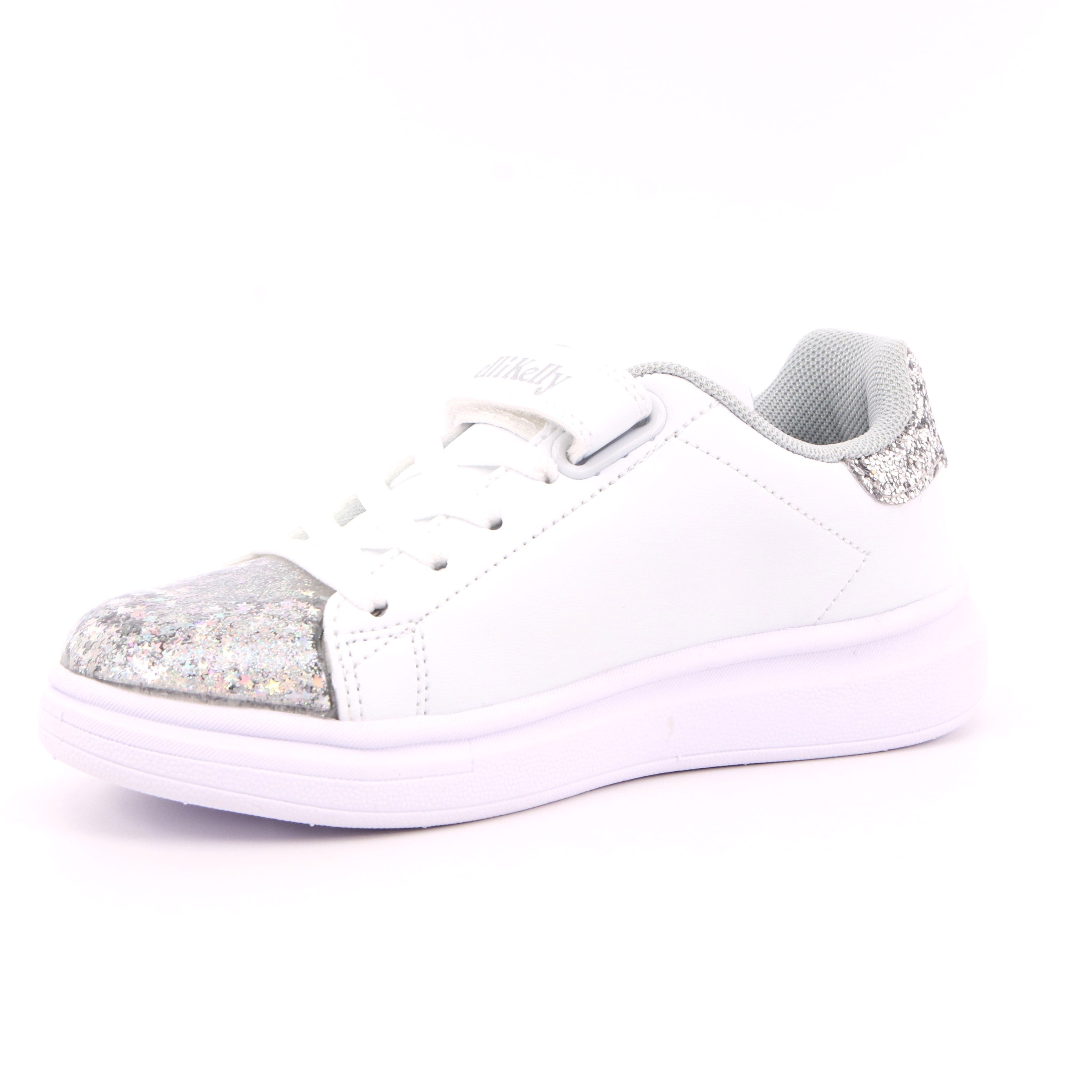 SCARPA LELLI KELLY HELEN BIANCO/ARGENTO