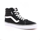MN FILMORE HI (SUEDE/CANVAS) BLACK/WHITE