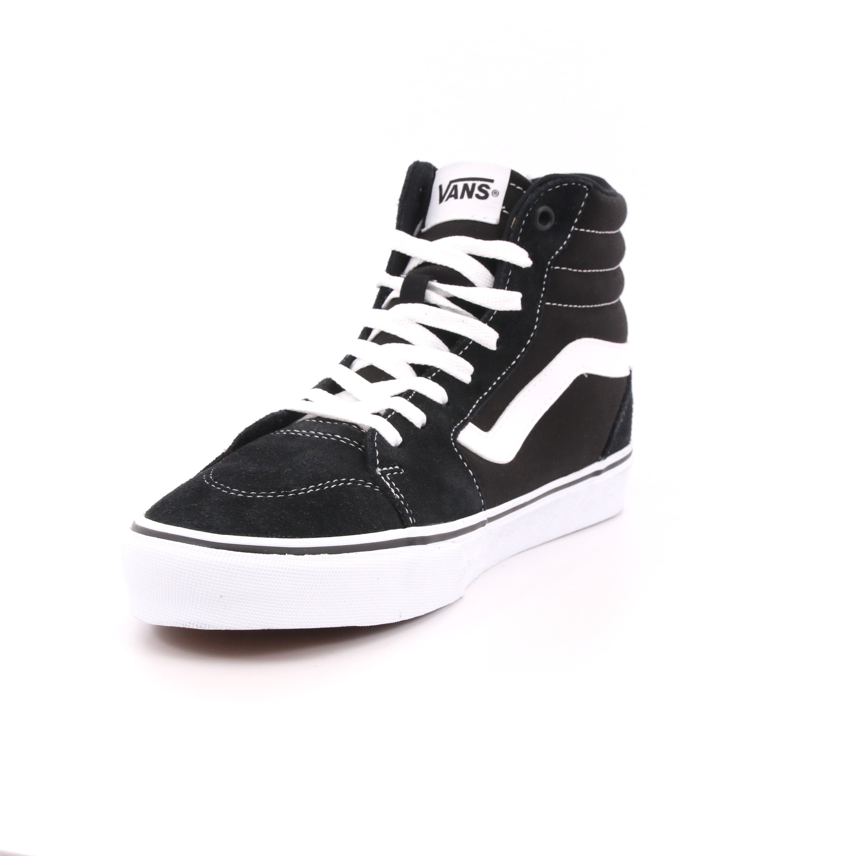 MN FILMORE HI (SUEDE/CANVAS) BLACK/WHITE