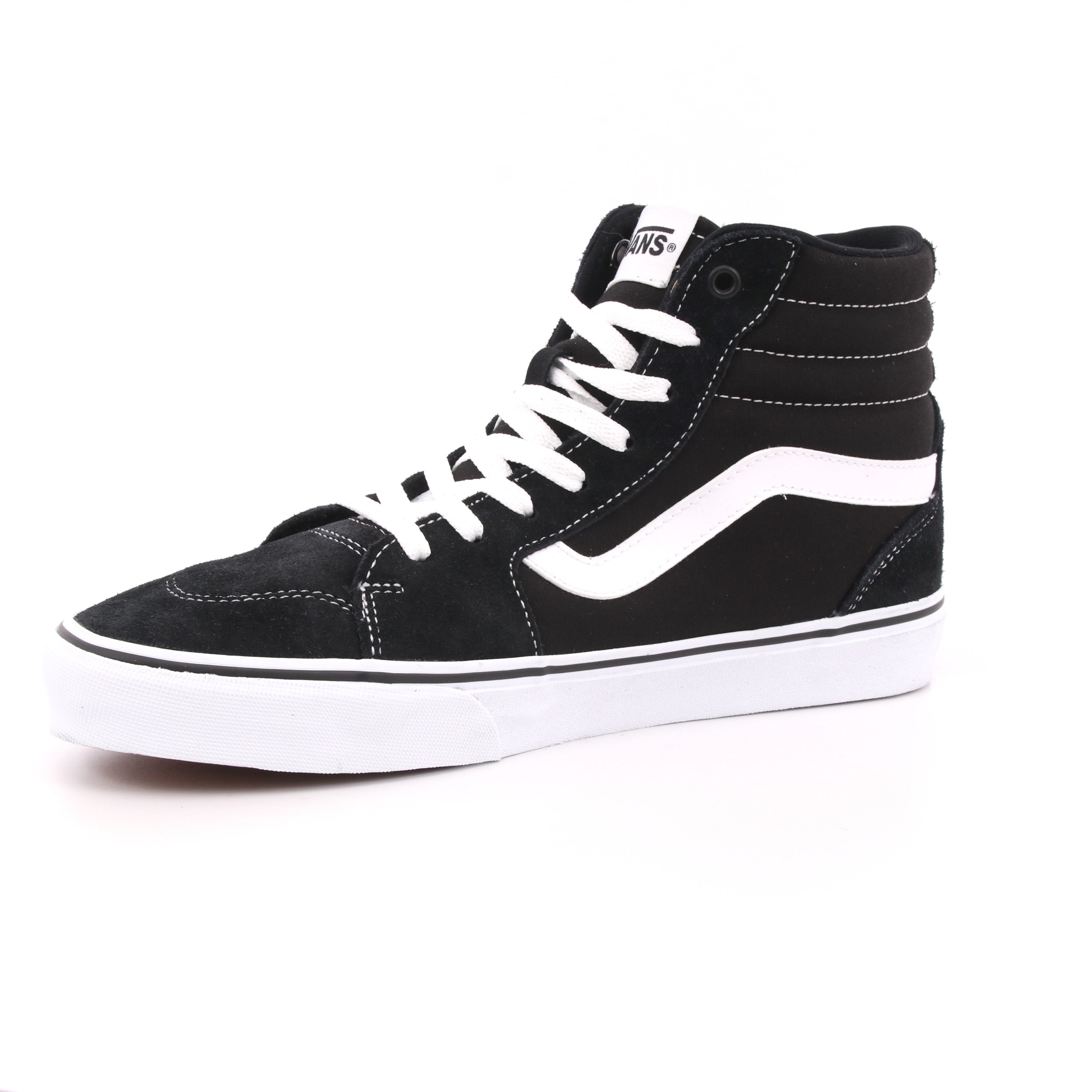 MN FILMORE HI (SUEDE/CANVAS) BLACK/WHITE