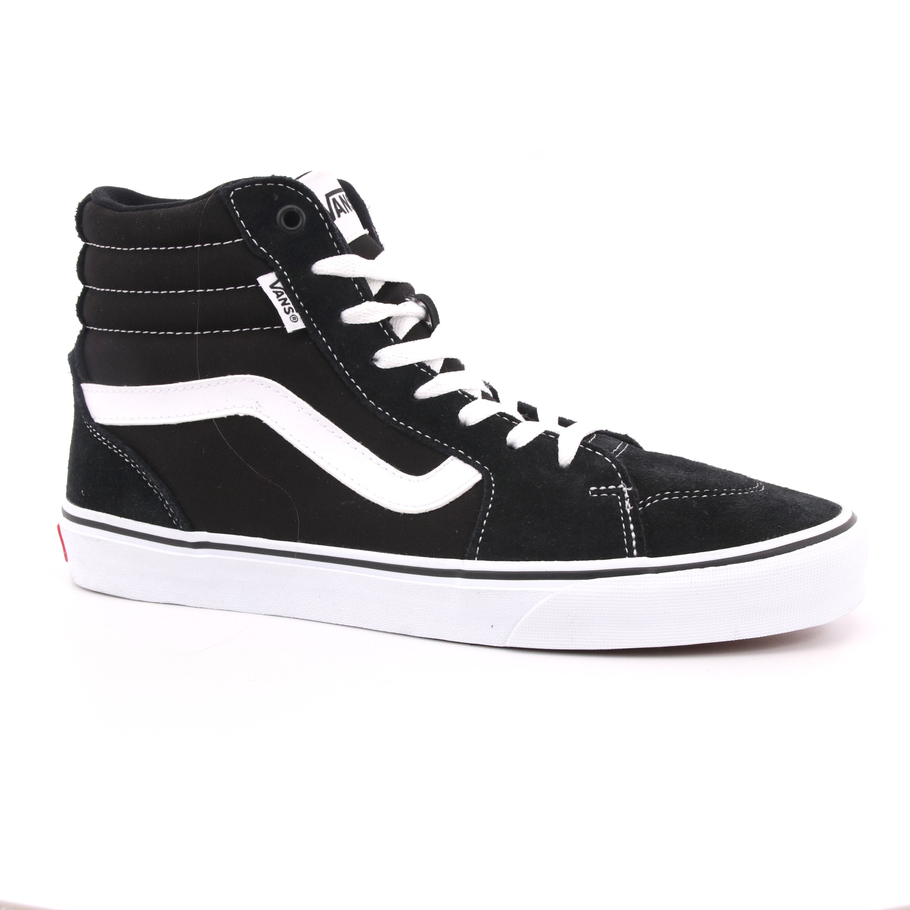 MN FILMORE HI (SUEDE/CANVAS) BLACK/WHITE