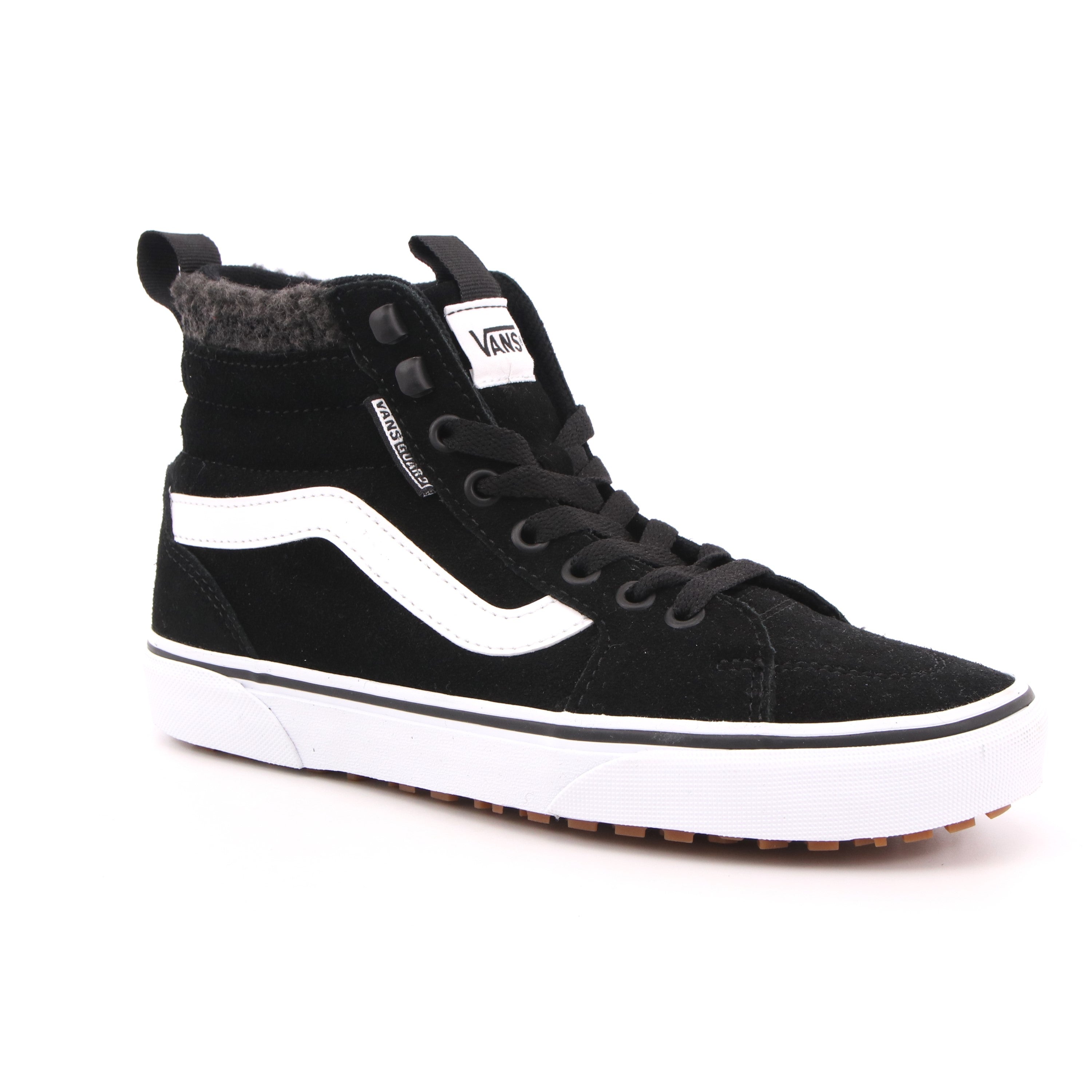 WM FILMORE HI VANSGUARD (SUEDE) BLACK/WHITE