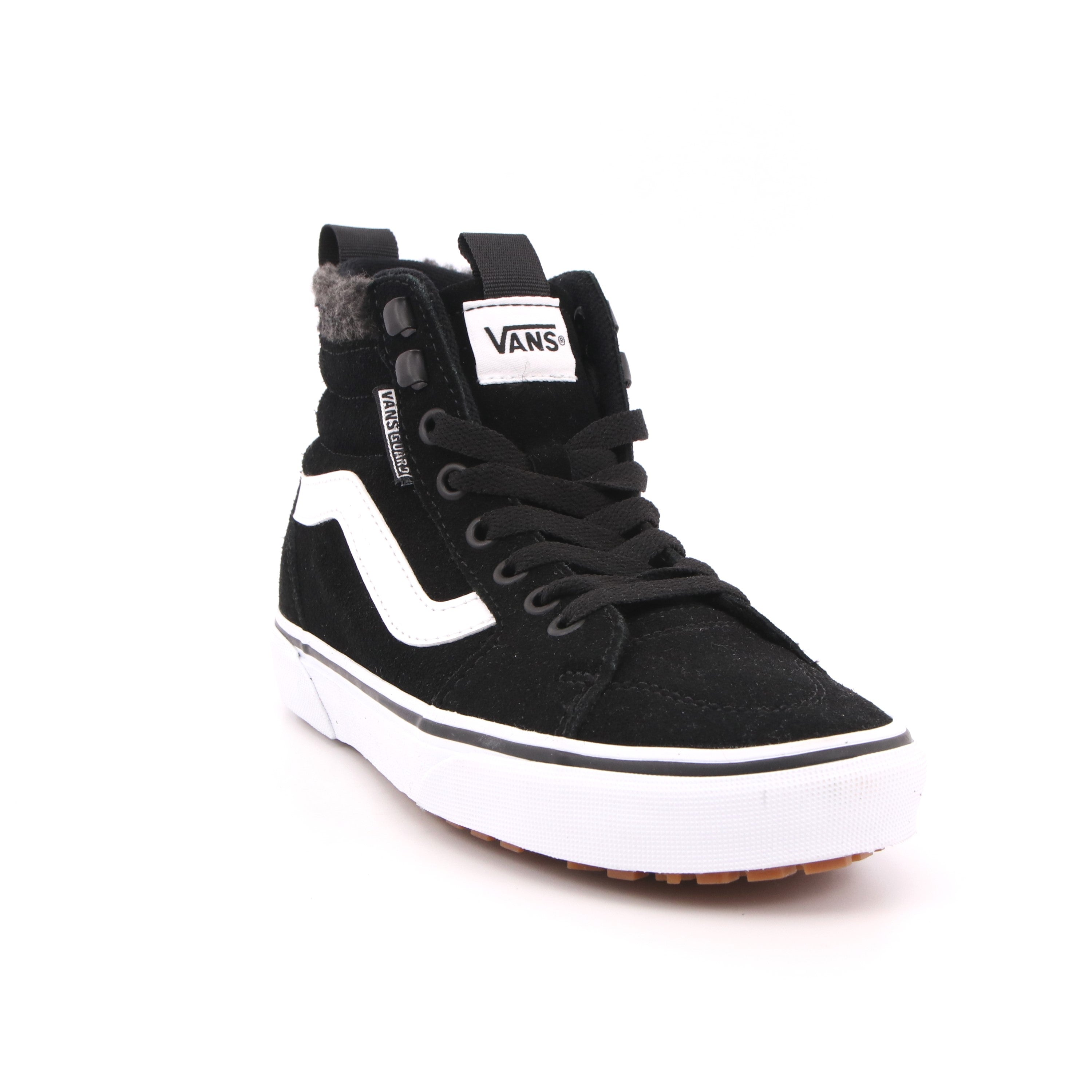 WM FILMORE HI VANSGUARD (SUEDE) BLACK/WHITE