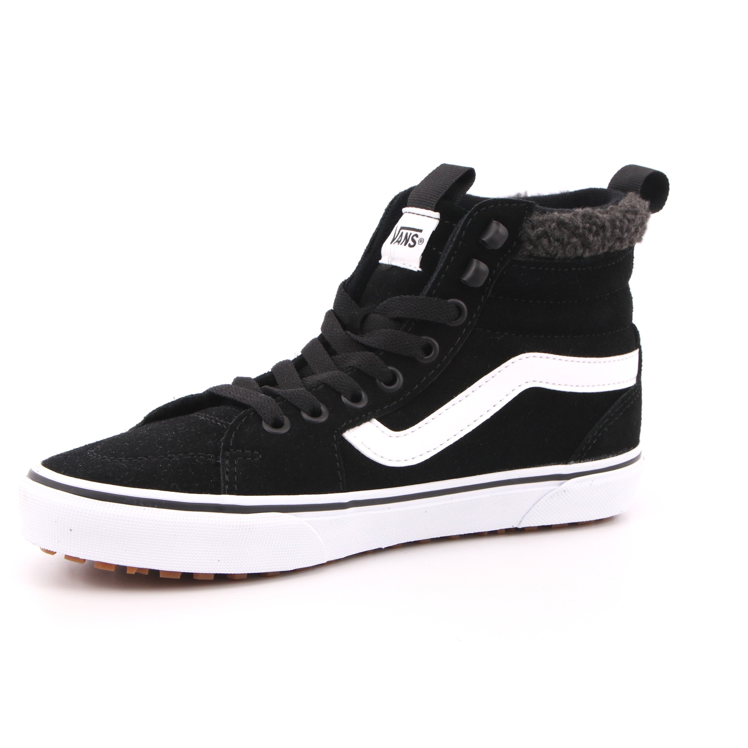 WM FILMORE HI VANSGUARD (SUEDE) BLACK/WHITE