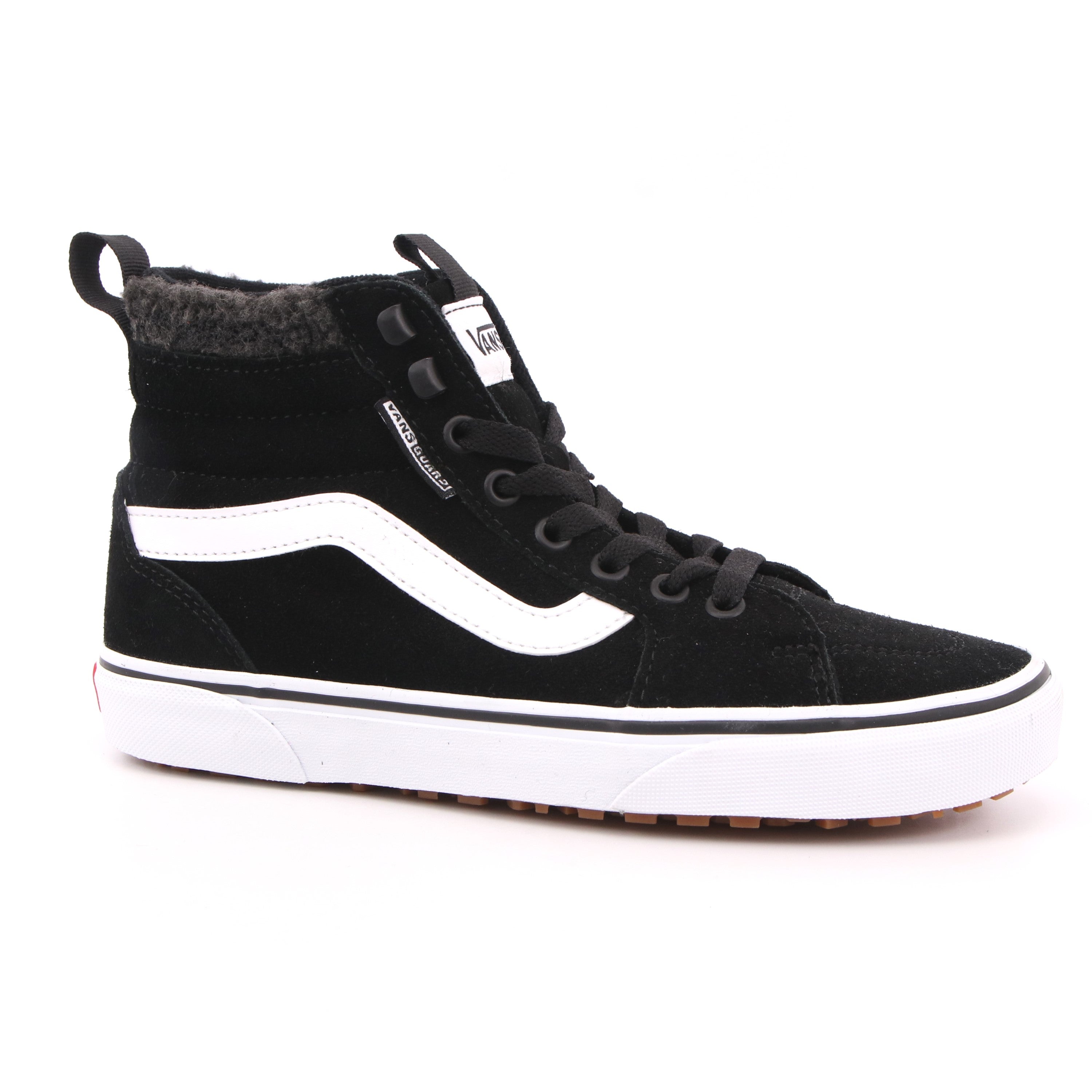 WM FILMORE HI VANSGUARD (SUEDE) BLACK/WHITE