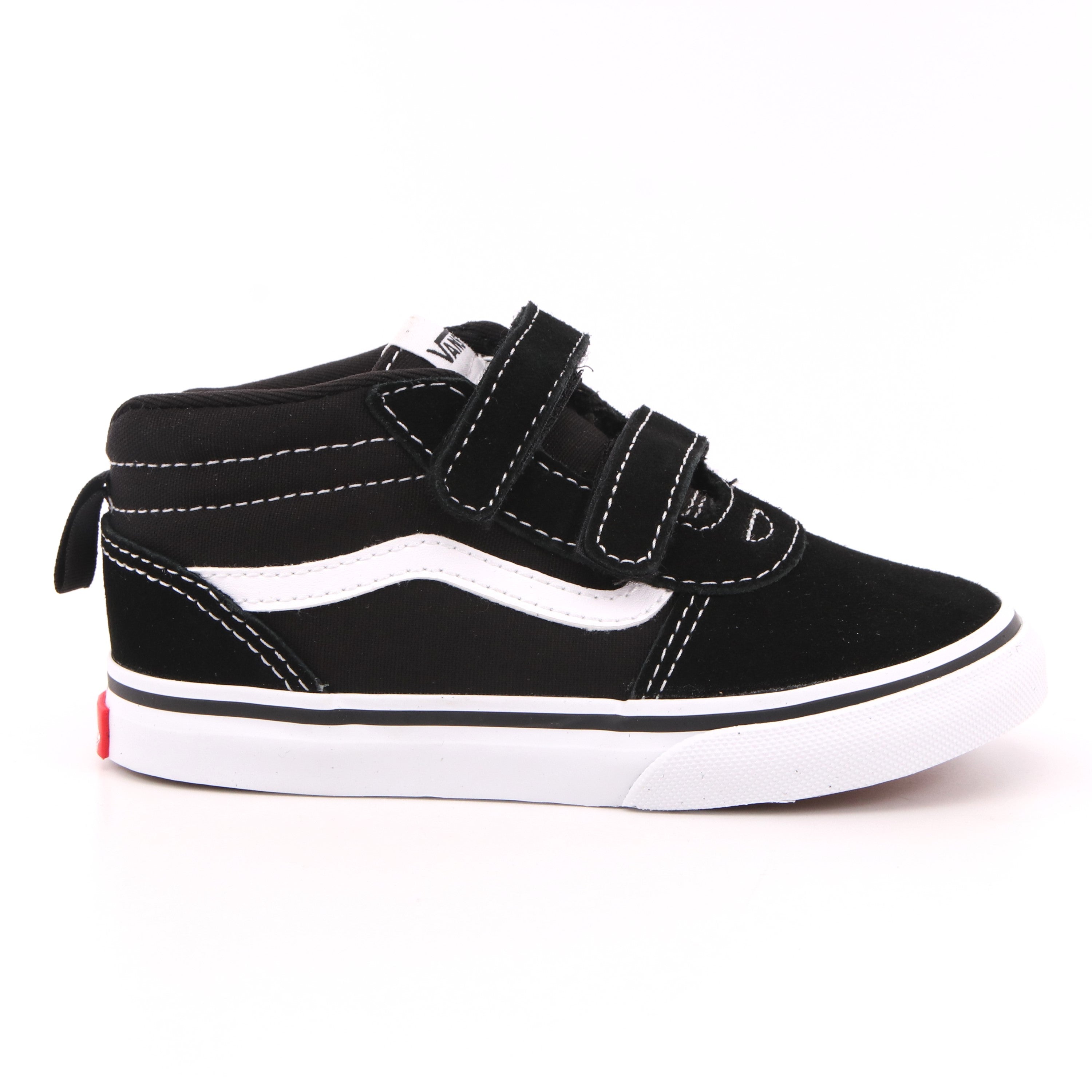 TD WARD MID V (SUEDE/CANVAS) BLACK/WHITE