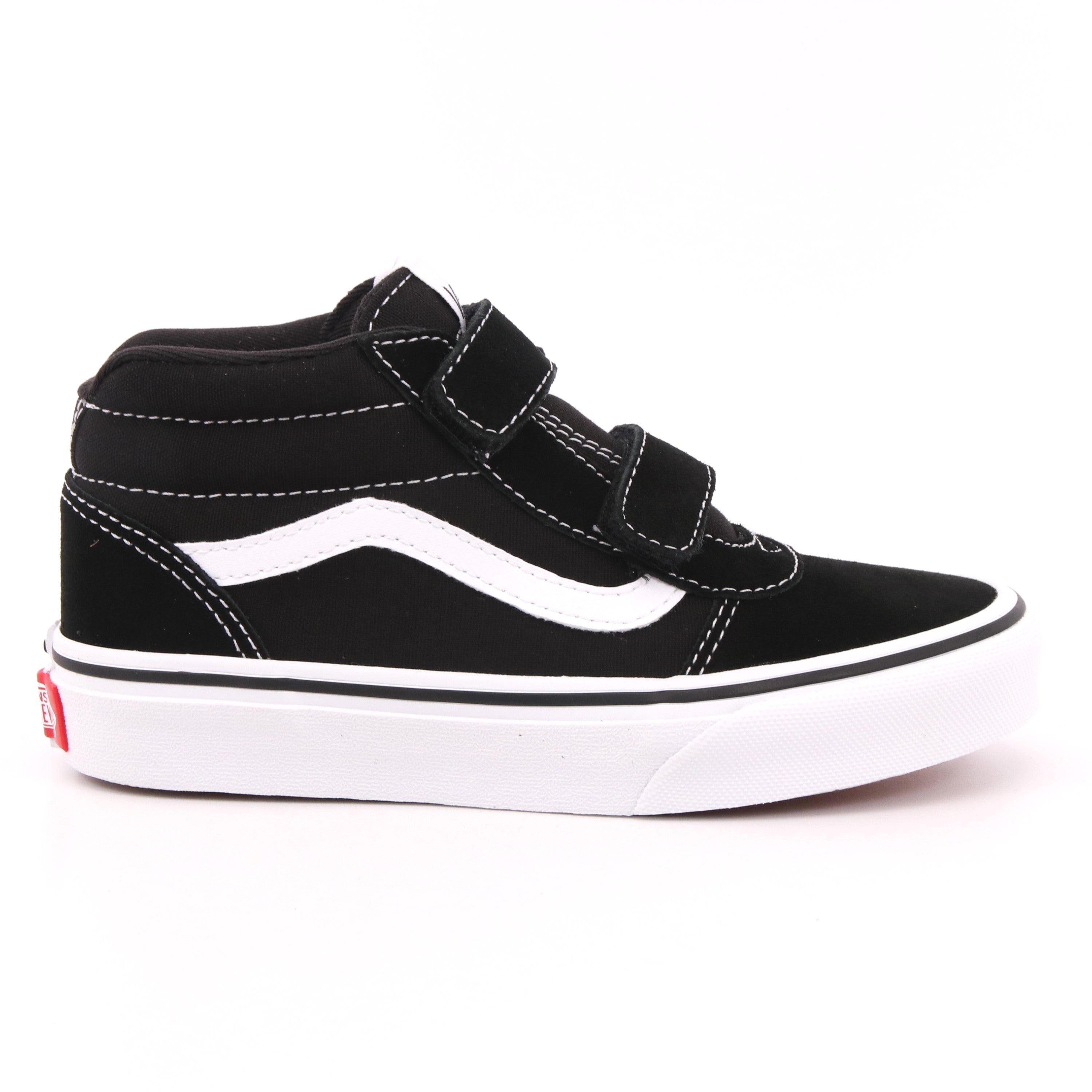 YT WARD MID V (SUEDE/CANVAS) BLACK/WHITE