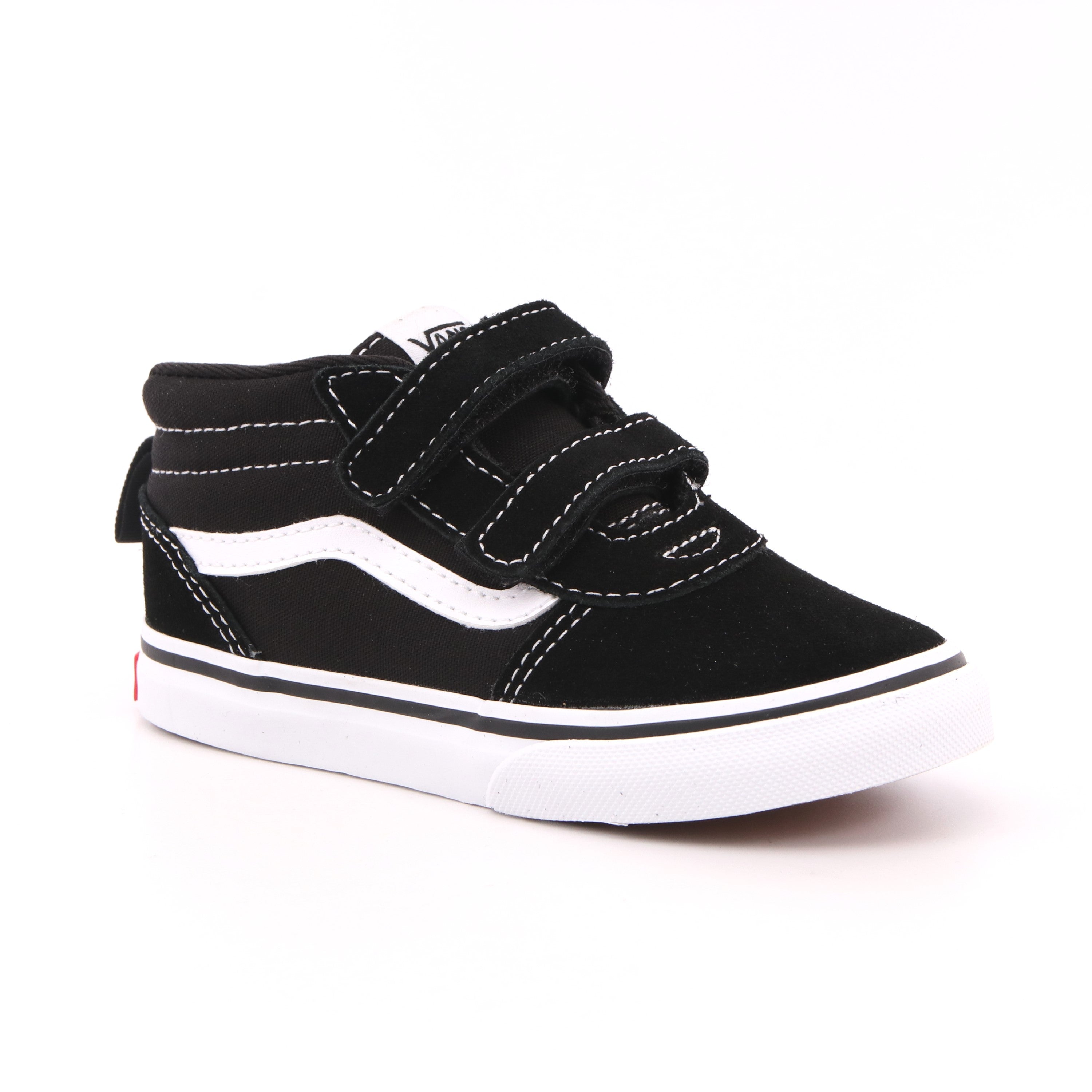 TD WARD MID V (SUEDE/CANVAS) BLACK/WHITE