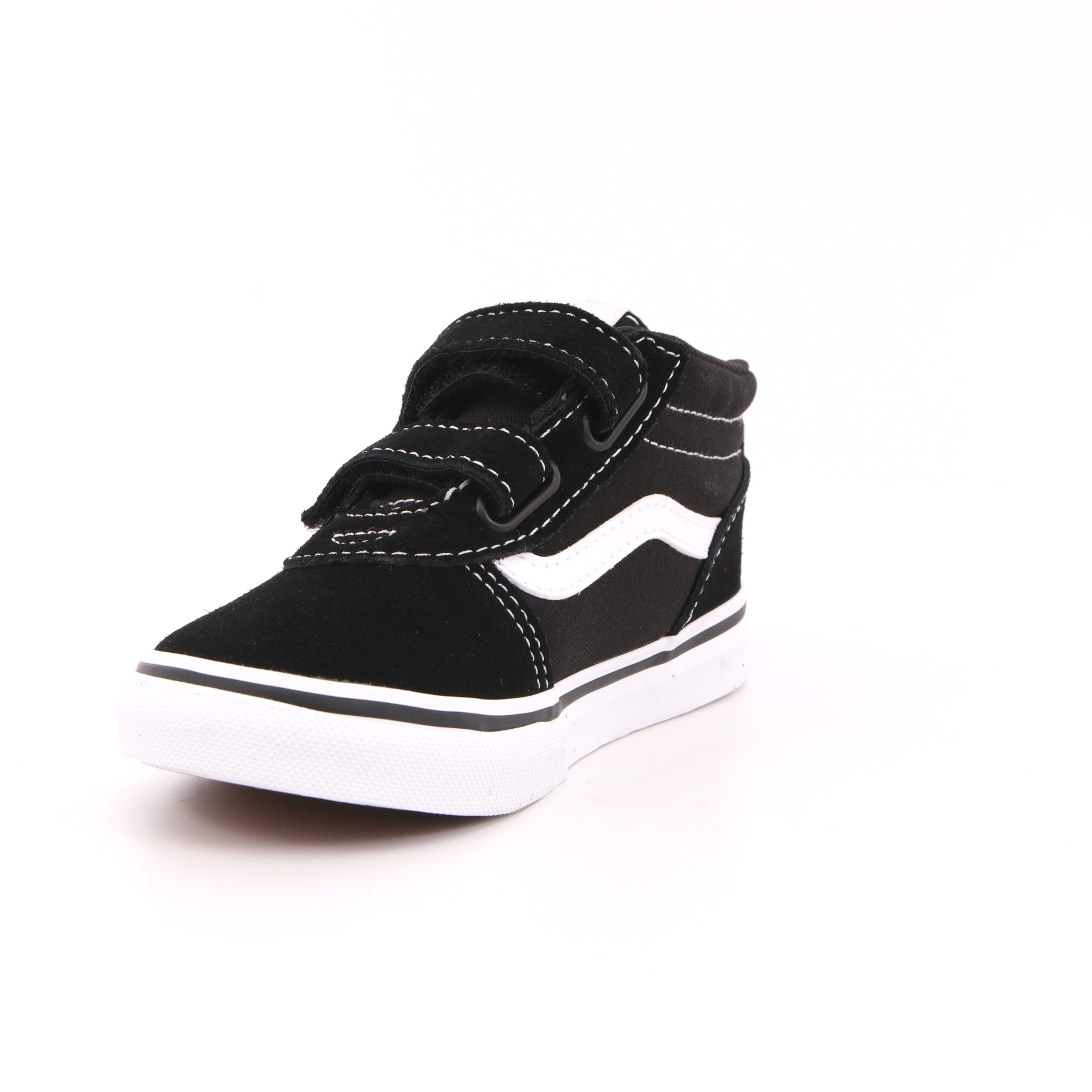 TD WARD MID V (SUEDE/CANVAS) BLACK/WHITE
