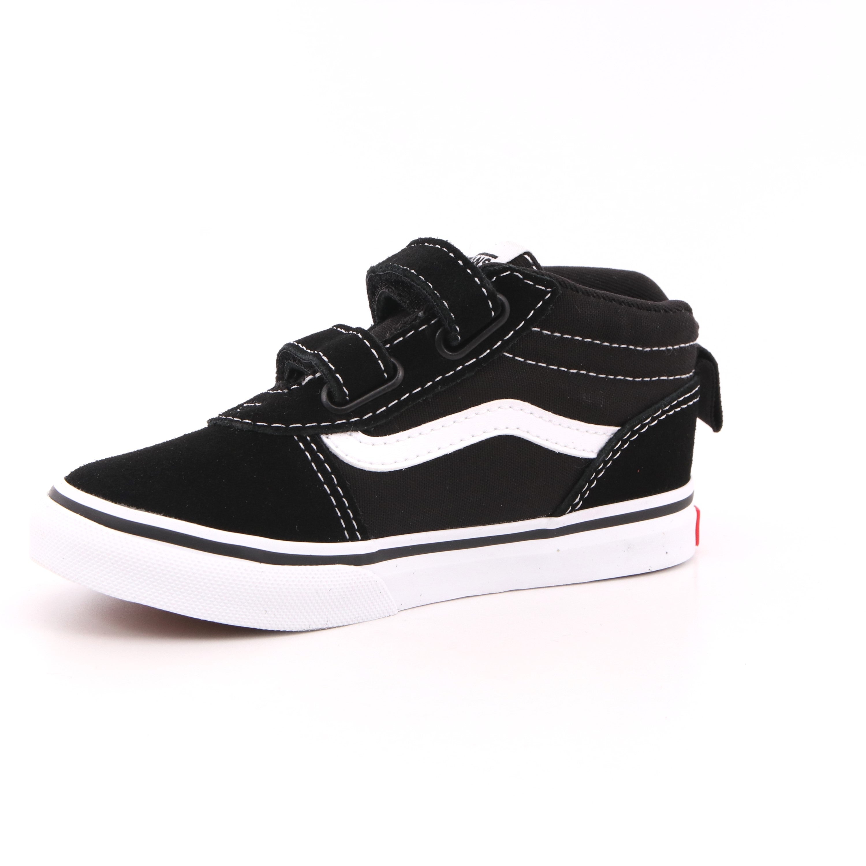 TD WARD MID V (SUEDE/CANVAS) BLACK/WHITE