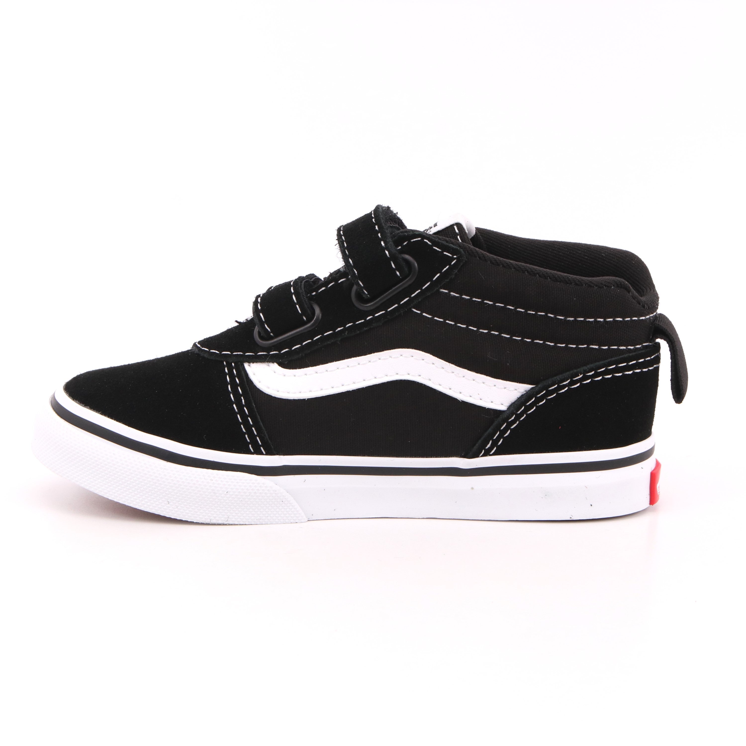 TD WARD MID V (SUEDE/CANVAS) BLACK/WHITE