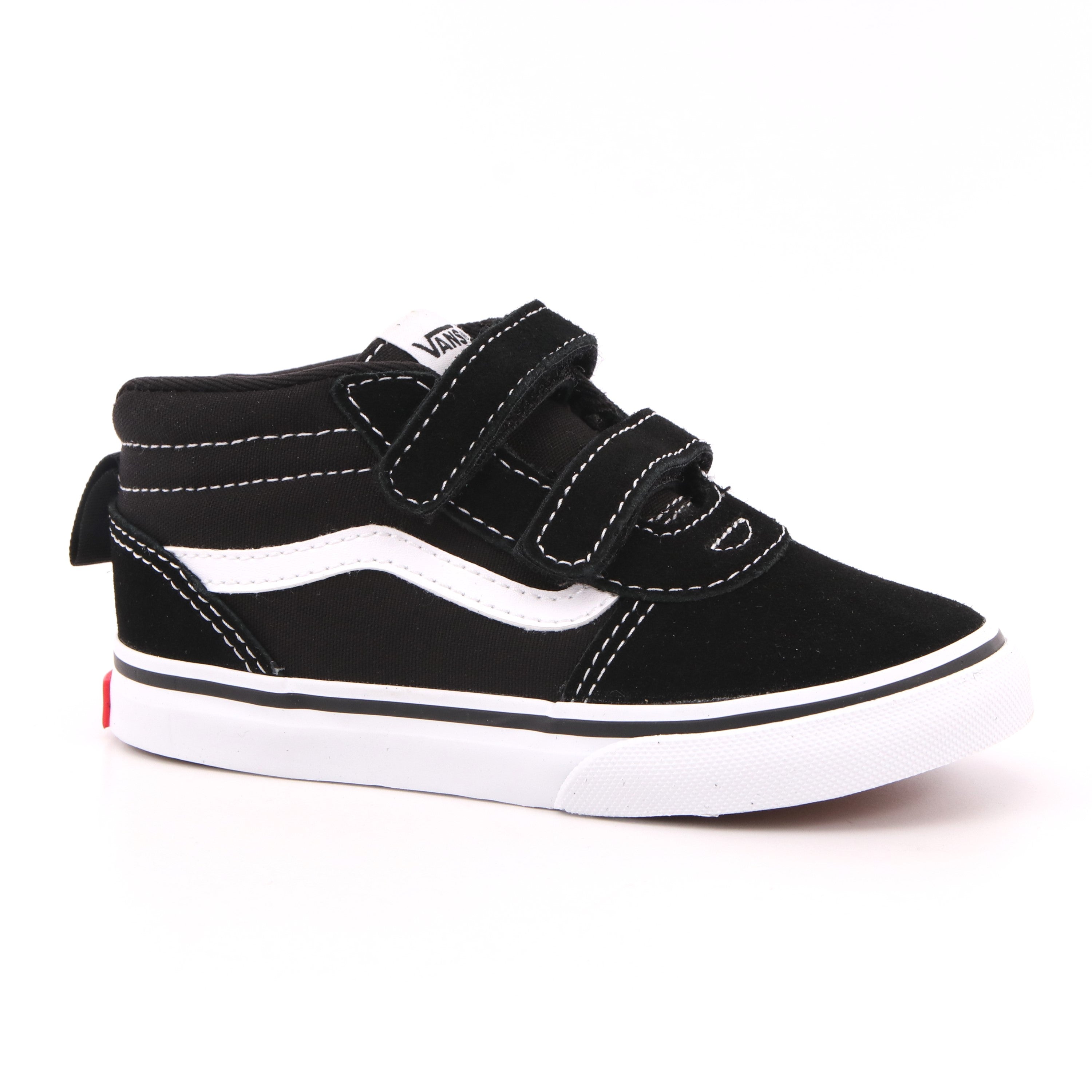 TD WARD MID V (SUEDE/CANVAS) BLACK/WHITE