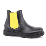 EVOCA JUNIOR BEATLES PELLE NERO + ELAST GIALLO